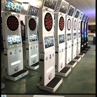 Leo Darts Machines de fléchettes électroniques interactives à double thème, cibles métalliques vibrantes, jeux à monnayeur, garantie 1 an