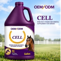 Complément alimentaire liquide pour chevaux ODM, formule en fer et multivitamines pour les soins quotidiens des équidés