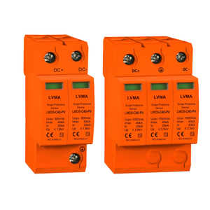 Lvma năng lượng mặt trời hệ thống chống sét DC AC bảo vệ tăng 40kA LMDS-T2-40PV T2 1p 2P 3P 275V 320V 385V 420V - Product Image 4
