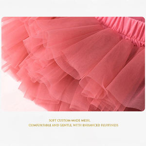 Toptan bebek yürümeye başlayan çocuklar tutu bloomer ile ruffles butik giyim kız tutu etek Pettiskirt - Product Image 6