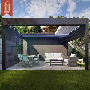 Tente de toit Gazebo Pergolas en aluminium Patio Jardin Cour Camping extérieur <span class=keywords><strong>Voyage</strong></span> Pergola rétractable - Product Image 1