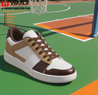 Sneakers basses personnalisées avec logo de marque pour hommes, OEM, chaussures de course originales en cuir véritable avec amorti, chaussures de basket-ball