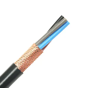 2/3/4/5/6 Core 0.5mm2 0.75mm2 1.5mm2 2.5mm2 KVVP Shielded Flexible PVC Insulation Control Cable Electric Power Cable