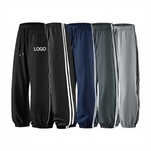 Pantalones Deportivos Holgados para Hombre, ODM, 120GSM, Ligeros, Elásticos, Transpirables, de Secado Rápido, Teñidos, 95% Poliéster, 5% Elastano, Laterales Lisos - Product Image 3