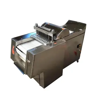 Otomatik tavuk balık et zar küp kesici kesme makinesi domuz eti et Cuber Dicing makinesi