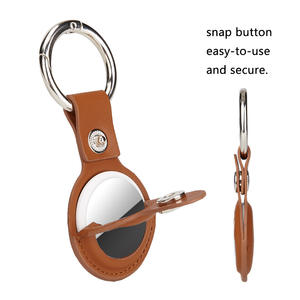 Funda Protectora Personalizada con Logotipo <span class=keywords><strong>para</strong></span> <span class=keywords><strong>Airtag</strong></span>, Accesorios <span class=keywords><strong>para</strong></span> Mascotas, Rastreador GPS <span class=keywords><strong>para</strong></span> Perros, Cuero PU Genuino <span class=keywords><strong>para</strong></span> Estuche de <span class=keywords><strong>Airtag</strong></span> - Product Image 4