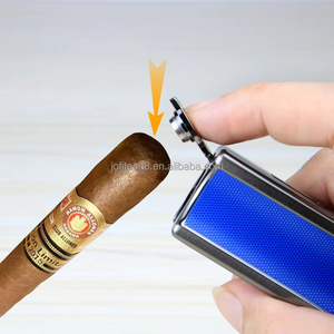 New Cigar Smoking <b>Torch</b> Lighter 1 Jets Flame Butane Gas Lighter Custom Logo Lighters Refillable Butane Gas Cigar Holder Punch - Product Image 3