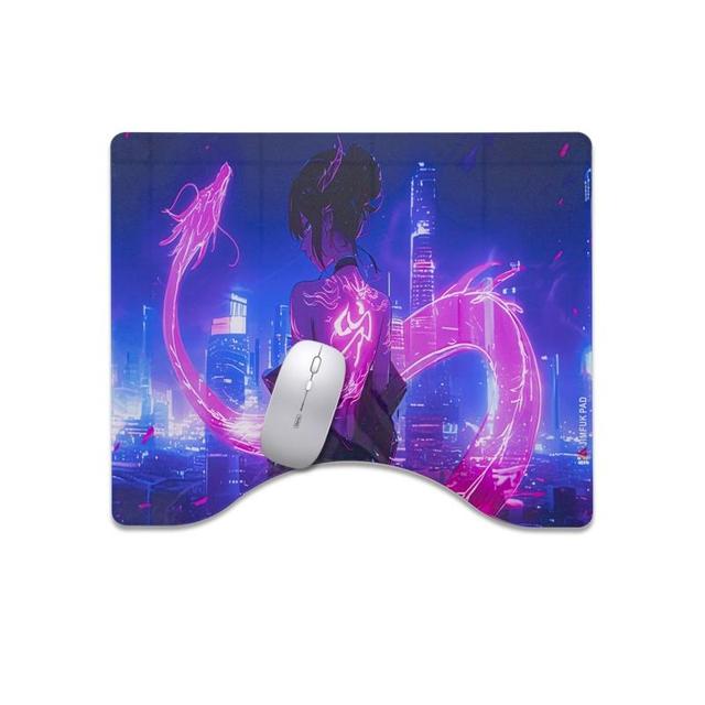 Customized Logo Pattern Xxxl Waterproof Glass Mousepad Anime Mouse Pad Mousepad Custom logo for Office