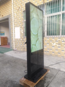 Visign 43 55 65 75 inch quảng cáo ngoài trời hiển thị kỹ thuật số signages Máy nghe nhạc phương tiện truyền thông 4K <span class=keywords><strong>Android</strong></span> 2500 3000nits Màn hình Totem - Product Image 4