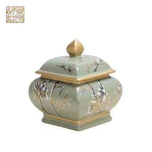 Nuovo design di interni colore smaltato rotondo in ceramica prodotti per la casa vaso decorativo <span class=keywords><strong>con</strong></span> <span class=keywords><strong>fiori</strong></span> - Product Image 3