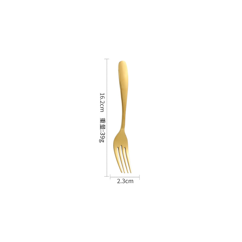 Oval spoon No. 4, gold