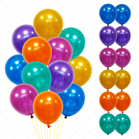 Décoration de fête d'anniversaire de haute qualité Ballon rond en Latex 12 pouces Latex hélium Air Balon décor ballons en Latex globos nacrés