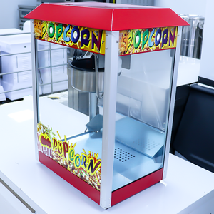 Máquina de Palomitas de Maíz Eléctrica Comercial HELAXEN de Acero Inoxidable 220V, Alta Productividad, Fácil de Usar, para el Hogar, Cocina, Carnaval, Cine - Product Image 6