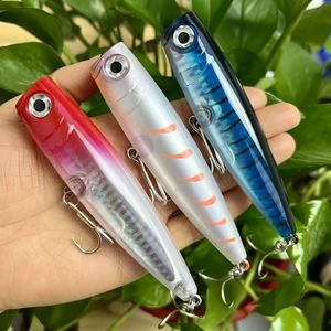 เหยื่อปลอมแบบ Popper ขนาด 105 มม. น้ำหนัก 23 กรัม สำหรับตกปลาทะเล น้ำเค็ม เหยื่อปลอมแบบลอยน้ำสำหรับตกปลาแบส - Product Image 4