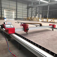 Découpeuse légère de plasma de flamme de coupeur de CNC de portique fabriquée en Chine découpeuse de plasma à double entraînement de portique