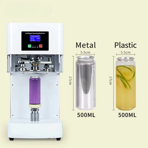 Nueva Máquina Selladora de Latas Fácil de Usar para Cafeterías y Tiendas de Té con Leche, Totalmente Automática, de Acero Inoxidable 304, Portátil - Product Image 6
