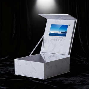Caja <span class=keywords><strong>de</strong></span> Regalo <span class=keywords><strong>de</strong></span> Cartón con Pantalla LCD para <span class=keywords><strong>Libro</strong></span> <span class=keywords><strong>de</strong></span> Video <span class=keywords><strong>de</strong></span> Boda, Folleto <span class=keywords><strong>de</strong></span> Video Digital con Logotipo Impreso Personalizado - Product Image 6