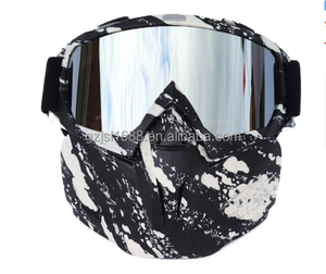 Gafas de moto de alta calidad Deportes al aire libre bicicleta Motocross montar a prueba de viento gafas de esquí Cobertura facial completa - Product Image 5