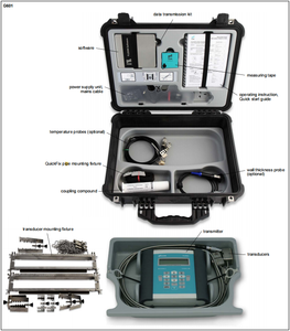 เครื่องวัดอัตราการไหลแบบอัลตราโซนิกแบบหนีบพกพา Flexim FLUXUS G601 สำหรับวัดก๊าซและอากาศ  แบบดิจิตอล  วัสดุสแตนเลสและพลาสติก - Product Image 4