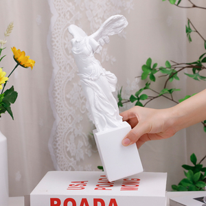 Redeco vendita calda Art Deco <span class=keywords><strong>statua</strong></span> di angelo senza <span class=keywords><strong>testa</strong></span> scultura di angelo bianco moderna in resina astratta figurina per i regali decorazione per la casa - Product Image 2