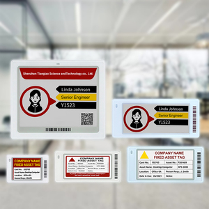 Smart Signage 2.13 Inch 4.2 Inch 4-Color E-Paper Smart Label Bluetooth Esl Api Gateway Ver Electron Shelf Label E-Ink Name Sign - Product Image 1