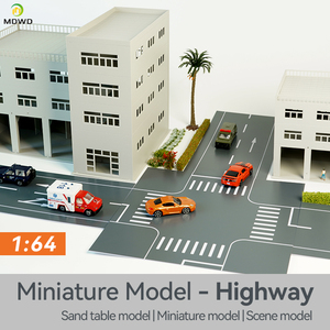 Base <span class=keywords><strong>de</strong></span> Scène Routière Miniature 1:64 pour Table <span class=keywords><strong>de</strong></span> Sable et Diorama - Product Image 1
