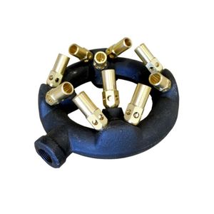 <strong>Durable</strong> High Heat Output Multi-function 10 Brass Tips Nozzles LPG NG Cast Iron Jet Burner Stove <strong>Cooker</strong> - Product Image 1