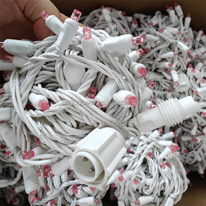 Chất lượng thương mại đồng trục minilight 100 đèn <span class=keywords><strong>5mm</strong></span> dẫn đèn dây trắng ấm 33ft 4 ''khoảng cách dây trắng - Product Image 6