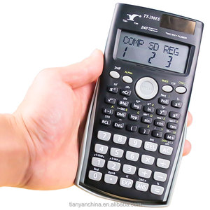 Màn hình lớn hiển thị Máy tính khoa học trong máy tính điện tử đa chức năng 2 dòng nút chống mài mòn bằng nhựa - Product Image 3