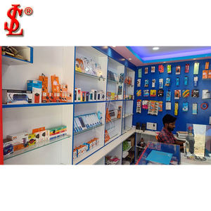 Модный простой компьютер мобильный телефон магазин дизайн украшения на заказ Apple магазин стол Витрина деревянный Ipad сотовый телефон дисплей стол - Product Image 4