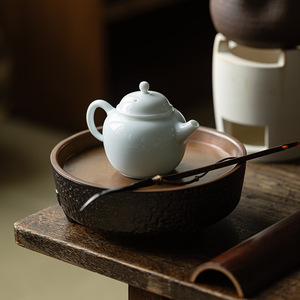 Guanlan Yingqing Porcelain Teapot Round With Lid Kung Fu <b>Tea</b> <b>Set</b> Home <b>Tea</b> Maker - Product Image 4
