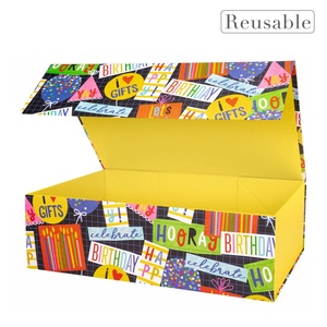 Eco Friendly Wholesale Clothing Packaging Printed Premium <b>Magnetic</b> Folding <b>Gift</b> <b>Box</b> for Celebration - Product Image 3