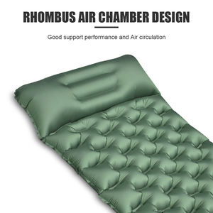 קל מתנפח עם מובנה רגל משאבת נוסף עבה קמפינג מחצלת שינה מתנפחת כרית - Product Image 3