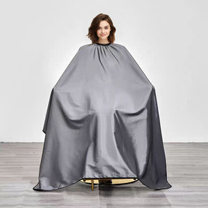 Chal de Peluquería Impermeable y Antiestático, Chal de Poliéster para Salón de Belleza, Vestido, con Botones a Presión para Abrir y Cerrar - Product Image 5