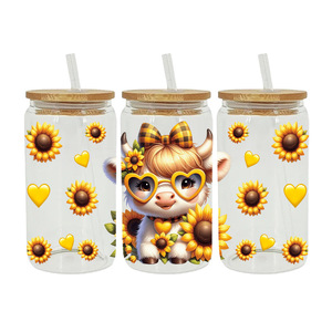 Pegatinas UV DTF de 16oz para vasos, diseño 'No te lo pienses demasiado', venta al por mayor, para envolturas de vasos, diseño 'Todo el mundo lo piensa' - Product Image 2
