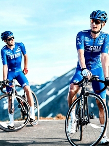 Maillot de cyclisme professionnel <span class=keywords><strong>pour</strong></span> hommes - Vêtements de vélo à manches courtes à séchage rapide <span class=keywords><strong>pour</strong></span> les courses estivales - Product Image 1