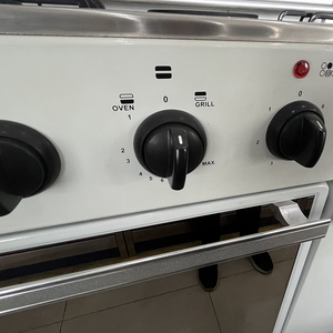 Cuisinière à gaz autonome 5 brûleurs avec four en verre trempé pour cuisine et boulangerie, à vendre - Product Image 3