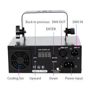 Iluminación de escenario láser RGB con animación 3D DMX512, proyector de <span class=keywords><strong>discoteca</strong></span> activado por sonido remoto, haz de luces para Bar, boda - Product Image 4