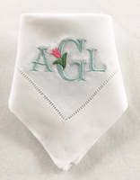 Serviettes de table en lin et coton pour ramadan, brodées sur mesure, monogramme, pour fête de mariage