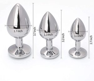 Giocattoli erotici per adulti <span class=keywords><strong>a</strong></span> buon mercato carino gioiello bastone <span class=keywords><strong>anale</strong></span> lega in acciaio inox massaggio del sesso Set mutandine spinta in metallo gioiello Butt <span class=keywords><strong>Plug</strong></span> - Product Image 6