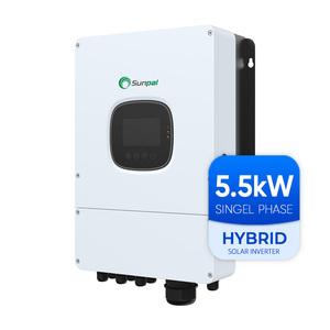 Onduleur solaire hybride Sunpal <span class=keywords><strong>Euronet</strong></span> 5000W 5Kva 5 Kw, onduleur solaire hybride à onde sinusoïdale pure avec communication BMS - Product Image 1