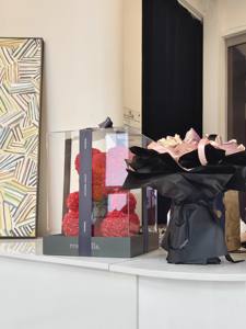 Decorazione con Fiori Artificiali, Orsacchiotto <span class=keywords><strong>di</strong></span> Rose in Schiuma/PE da 25cm con Scatole Regalo e Luci LED, Regalo per la Festa della Mamma e <span class=keywords><strong>San</strong></span> <span class=keywords><strong>Valentino</strong></span> - Product Image 6