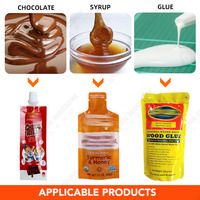 Machine d'emballage automatique pour sachets préformés Doypack, sauces, pâtes de sésame et liquides