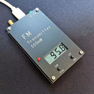 Émetteur FM stéréo 76-108 MHz 0,5 W 500 mW avec affichage numérique, portée longue distance 2000 m - Product Image 3