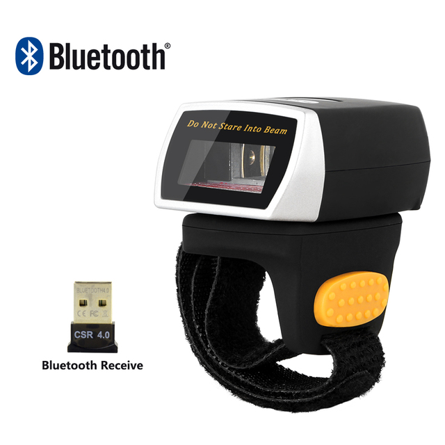 Wireless for Bluetooth NT-R2L Ring Scanner Easy-to-Carry USB Interface Finger Wearable Responsive ScanHome Product in Stock