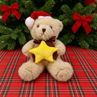 Ours en peluche de Noël très vendu, jouet amusant pour enfants, cadeau de Noël personnalisé