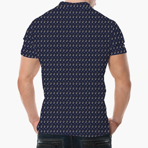 เสื้อโปโลกอล์ฟผู้ชายแบบแห้งเร็วสั่งทำพิเศษจากโรงงาน (OEM) คุณภาพสูง ระบายความชื้นได้ดี เหมาะสำหรับฤดูร้อน ผลิตจากผ้าถัก 92% โพลีเอสเตอร์ 8% สแปนเด็กซ์ ลายทาง - Product Image 2