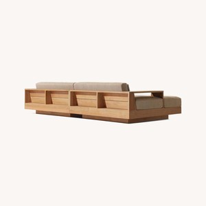 Vente en gros canapé sectionnel extérieur hôtel villa loisirs <span class=keywords><strong>teck</strong></span> <span class=keywords><strong>couleur</strong></span> personnalisé ensemble extérieur meubles de jardin ensemble de canapés - Product Image 5