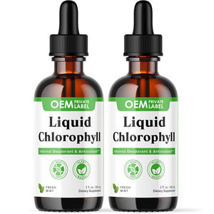 OEM Chlorophyll Liquid Drops Deodorizer Antioxidants Liver Detox Relieve Bad Breath Reduce Appetite <b>Collagen</b> for Hair Skin - Product Image 1