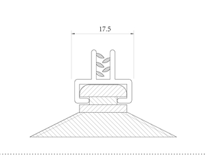Ventouse avec pince à drapeau, porte-signe à ventouse, super poignée avec ventouse - Product Image 2